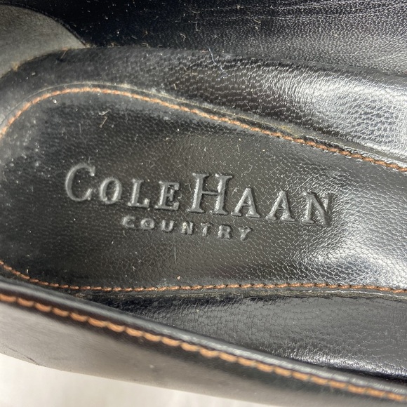 Cole Haan size 8 brown leather 2 1/2 inch pointy pumps great condition - Picture 3 of 12